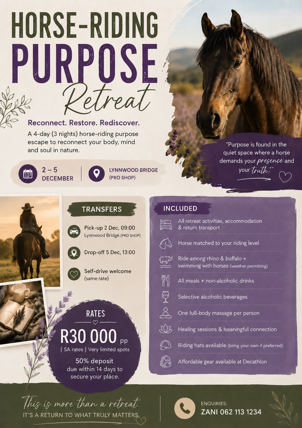 Find Your Purpose – A Luxurious Space for Answers & Direction