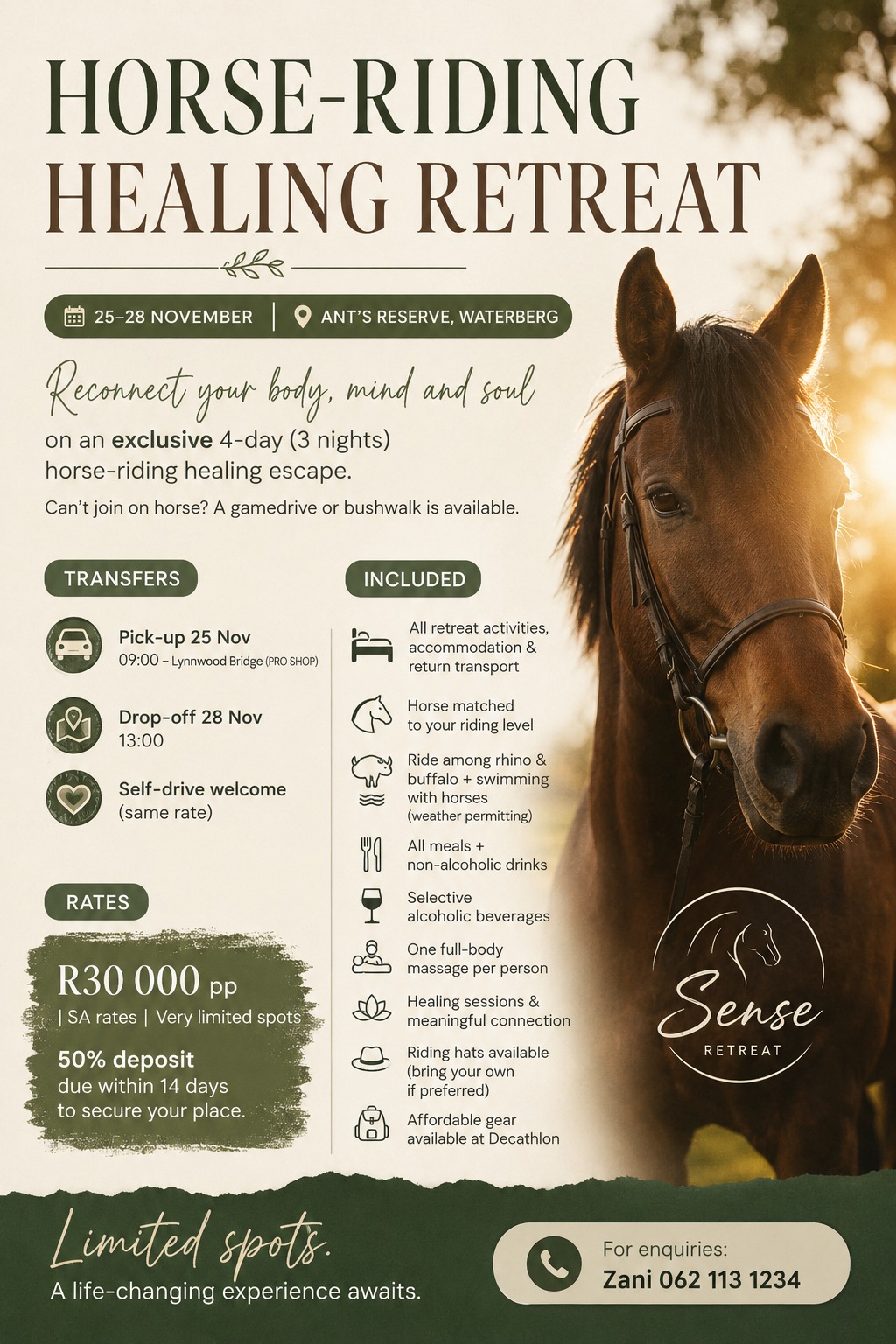 Healing Horse Safari – A Luxurious Reset for Body & Mind