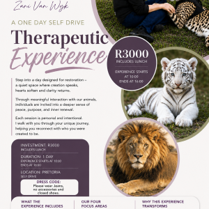 Animal Therapy with Zani Van Wyk