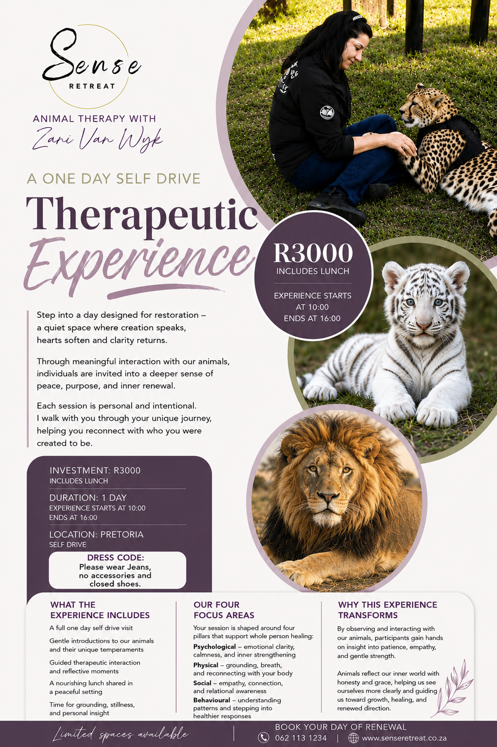 Animal Therapy with Zani Van Wyk