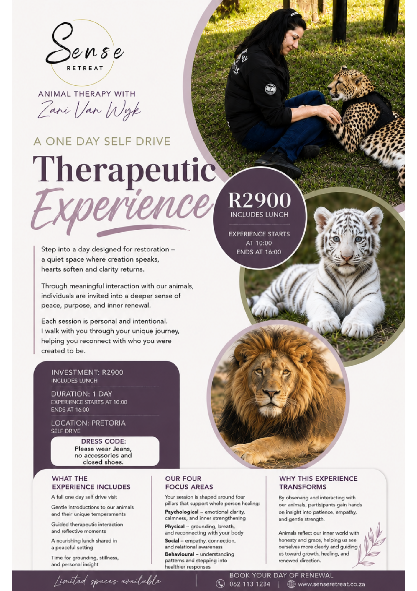 Animal Therapy with Zani Van Wyk
